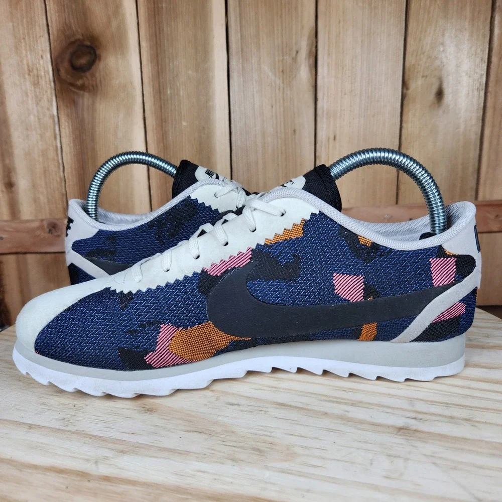 Nike Cortez Ultra Shoes Womens 8.5 Blue Multi Color 847894-400 Retro Sneakers - Picture 6 of 11